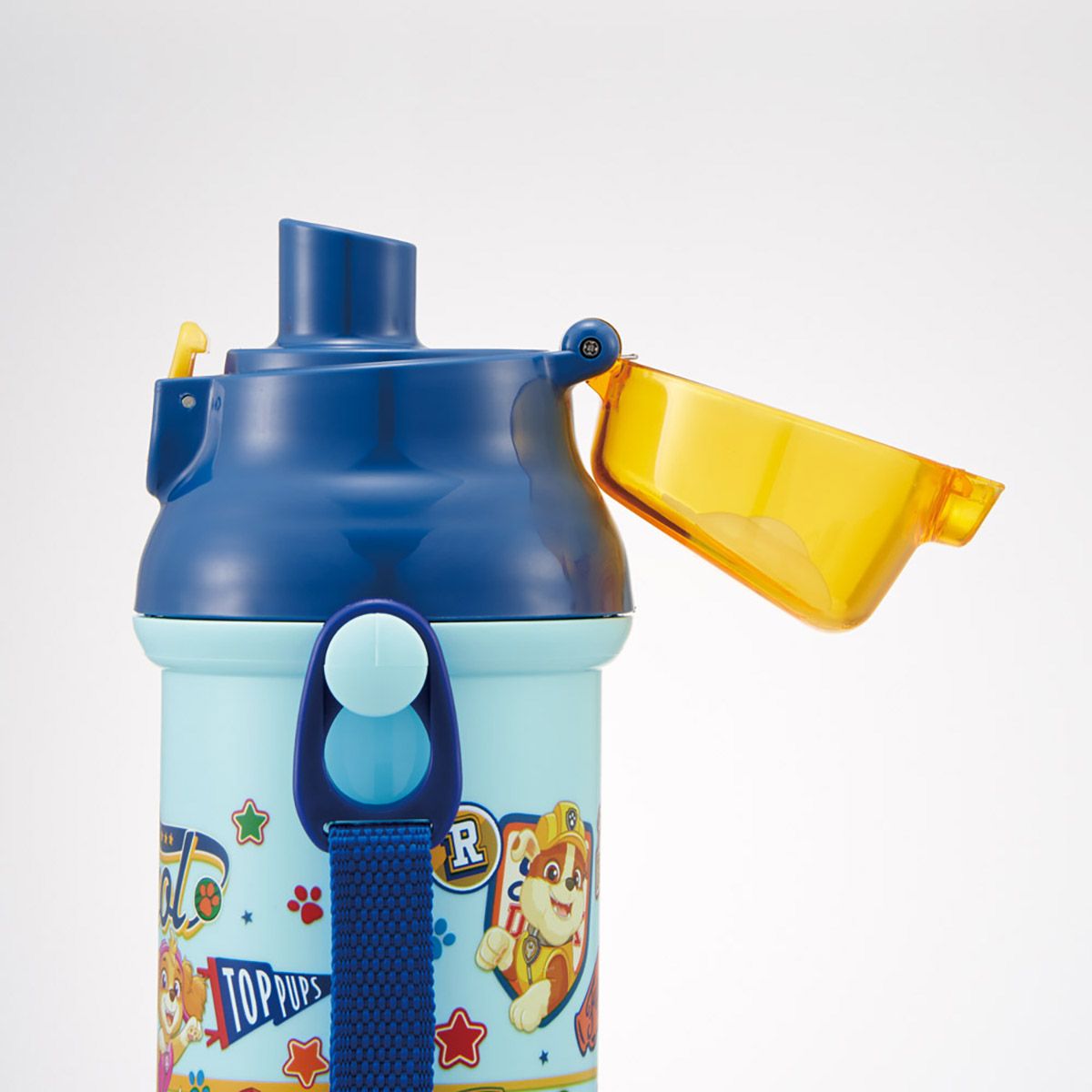 スケーター 水筒 直飲み 大容量 480ml ワンタッチ プラスチック 食洗機対応 キッズ 幼児 skater PSB5SAN パウ パトロール 27年 パウパト 男の子【ショルダー ベルト 子供 こども 子ども 子供用 小学生 小学校】