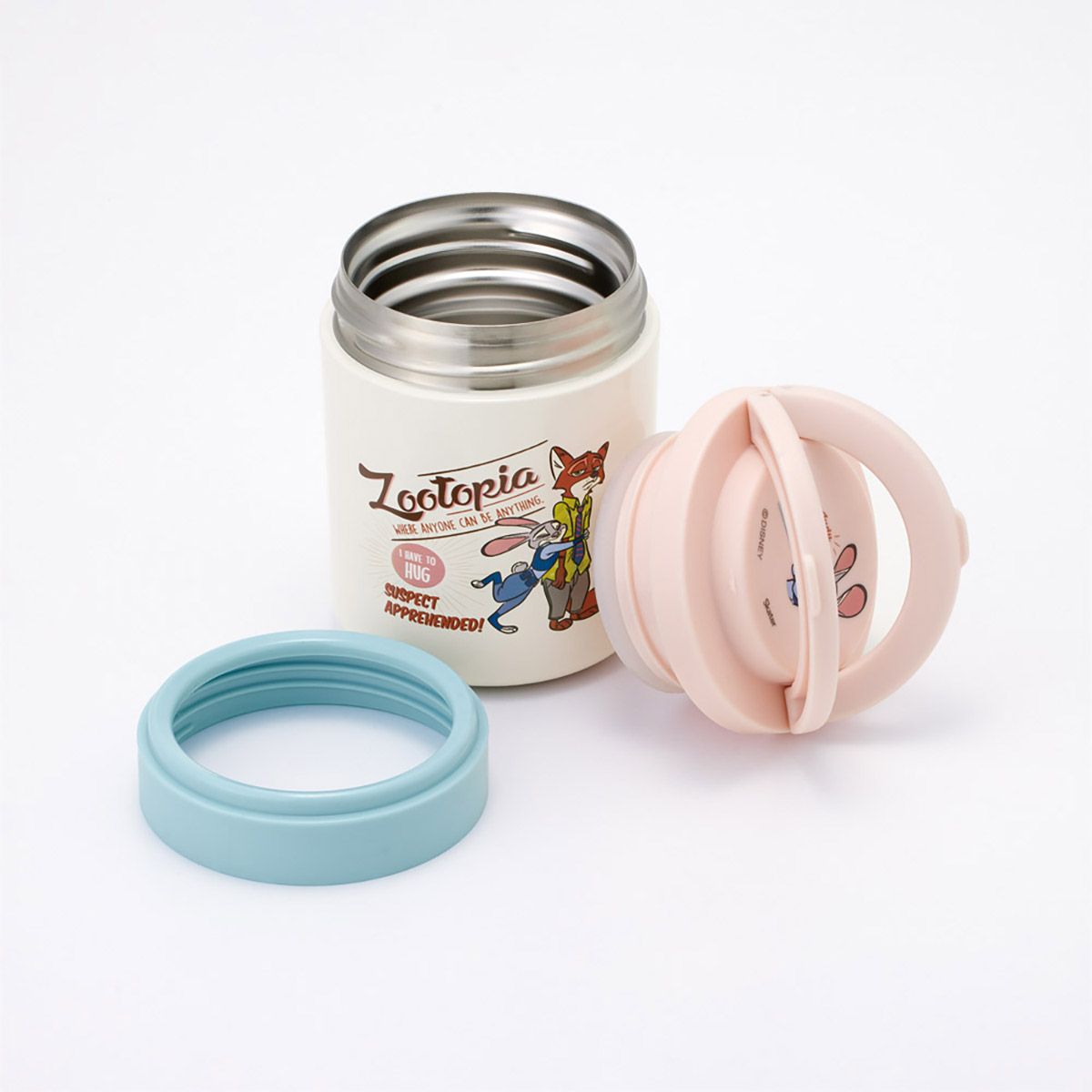 【キャンペーンA対象】スケーター デリカポット 300ml 保温 保冷 スープジャー ハンドル付き 可愛い キャラクター skater LJFO3 ズートピア ニック ジュディ ディズニー【フードジャー スープ 持ち運び お弁当 ステンレス】