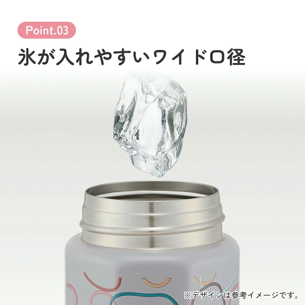 【送料無料】八角形 ステンレス マグボトル 水筒 500ml 保冷 保温 直飲み 大人 キャラクター skater スケーター STO5 ミッキーマウス チャコール ミッキー Mickey