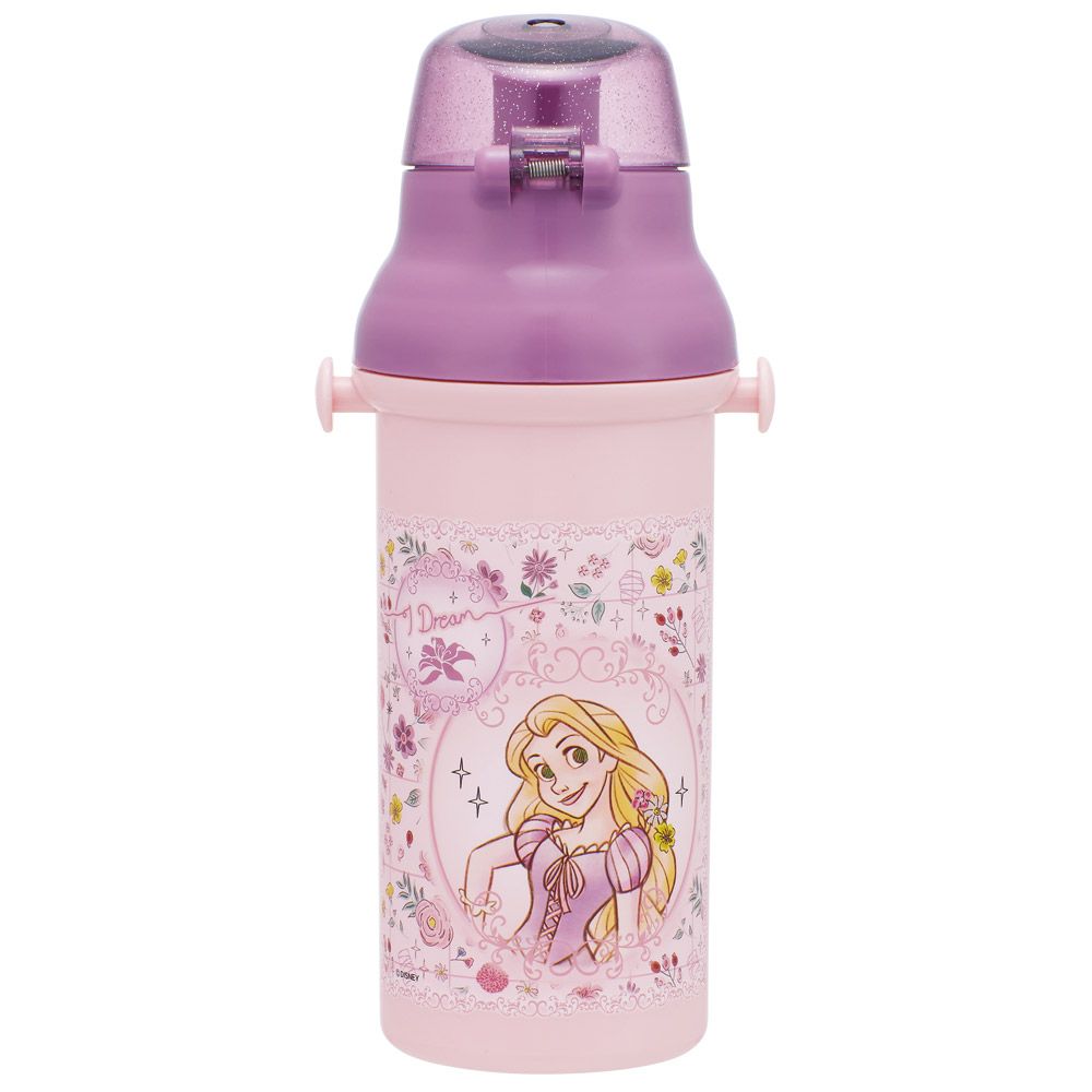 【送料無料】スケーター 水筒 直飲み 大容量 480ml ワンタッチ プラスチック 食洗機対応 キッズ 幼児 skater PSB5SAN 塔の上の ラプンツェル ディズニー 女の子 女性【ショルダー ベルト 子供 こども 子ども 子供用 小学生 小学校】