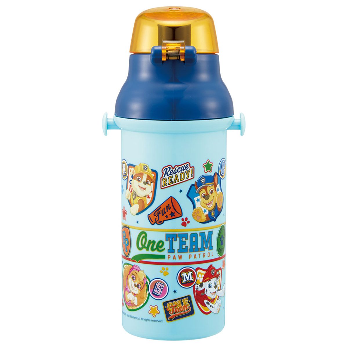 スケーター 水筒 直飲み 大容量 480ml ワンタッチ プラスチック 食洗機対応 キッズ 幼児 skater PSB5SAN パウ パトロール 27年 パウパト 男の子【ショルダー ベルト 子供 こども 子ども 子供用 小学生 小学校】