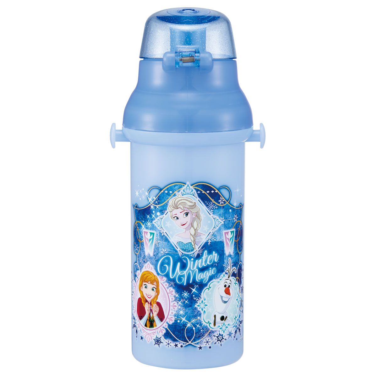 スケーター 水筒 直飲み 大容量 480ml ワンタッチ プラスチック 食洗機対応 キッズ 幼児 skater PSB5SAN アナと雪の女王 27年 アナ雪 ディズニー 女の子【ショルダー ベルト 子供 こども 子ども 子供用 小学生 小学校】