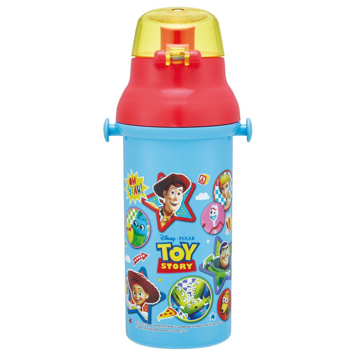 スケーター 水筒 直飲み 大容量 480ml ワンタッチ プラスチック 食洗機対応 キッズ 幼児 skater PSB5SAN トイストーリー 27年 トイ・ストーリー 男の子 女の子【ショルダー ベルト 子供 こども 子ども 子供用 小学生 小学校】
