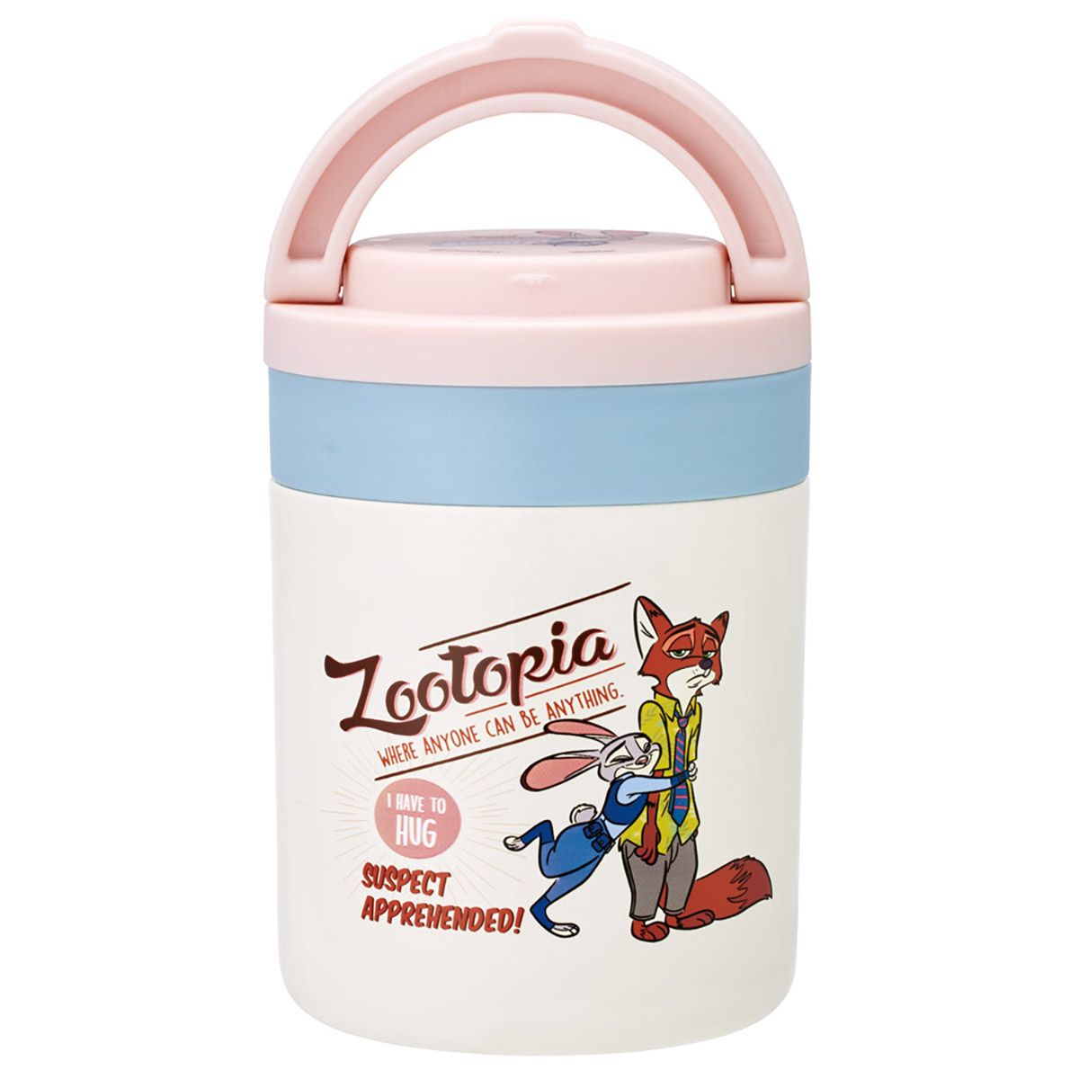 【キャンペーンA対象】スケーター デリカポット 300ml 保温 保冷 スープジャー ハンドル付き 可愛い キャラクター skater LJFO3 ズートピア ニック ジュディ ディズニー【フードジャー スープ 持ち運び お弁当 ステンレス】