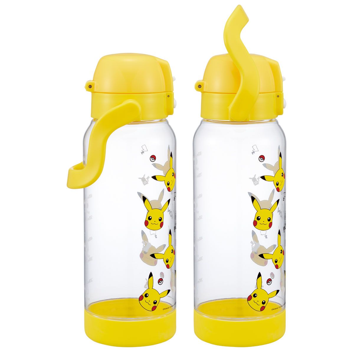 スケーター ドリンク マーカー ボトル 1L タイムマーカー 付き 目盛り 水筒 キャラクター skater PDMK10 ポケットモンスター ポケモン ピカチュウ フェイス 25【タイムマーカーウォーターボトル ウォーターボトル マグ】