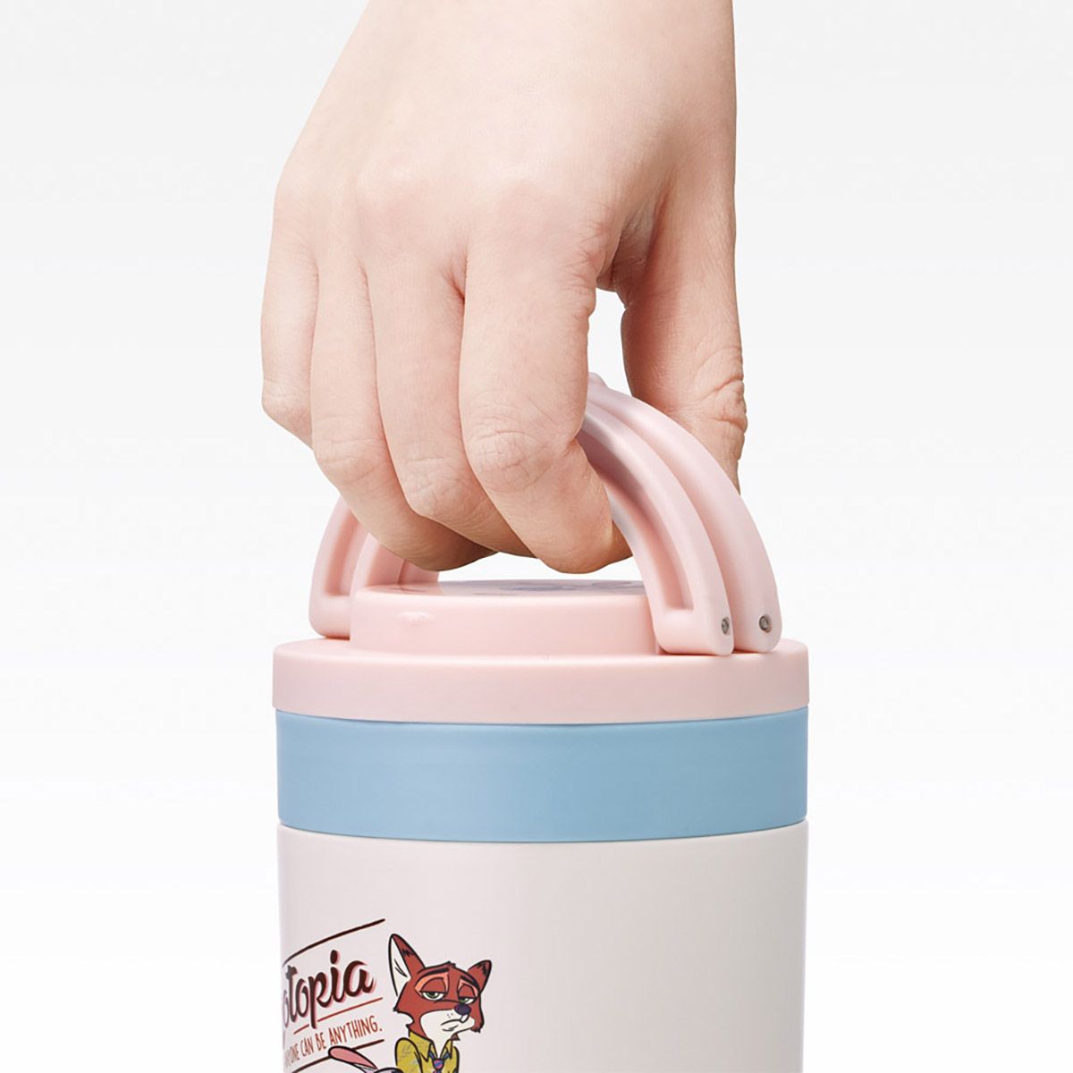 【キャンペーンA対象】スケーター デリカポット 300ml 保温 保冷 スープジャー ハンドル付き 可愛い キャラクター skater LJFO3 ズートピア ニック ジュディ ディズニー【フードジャー スープ 持ち運び お弁当 ステンレス】