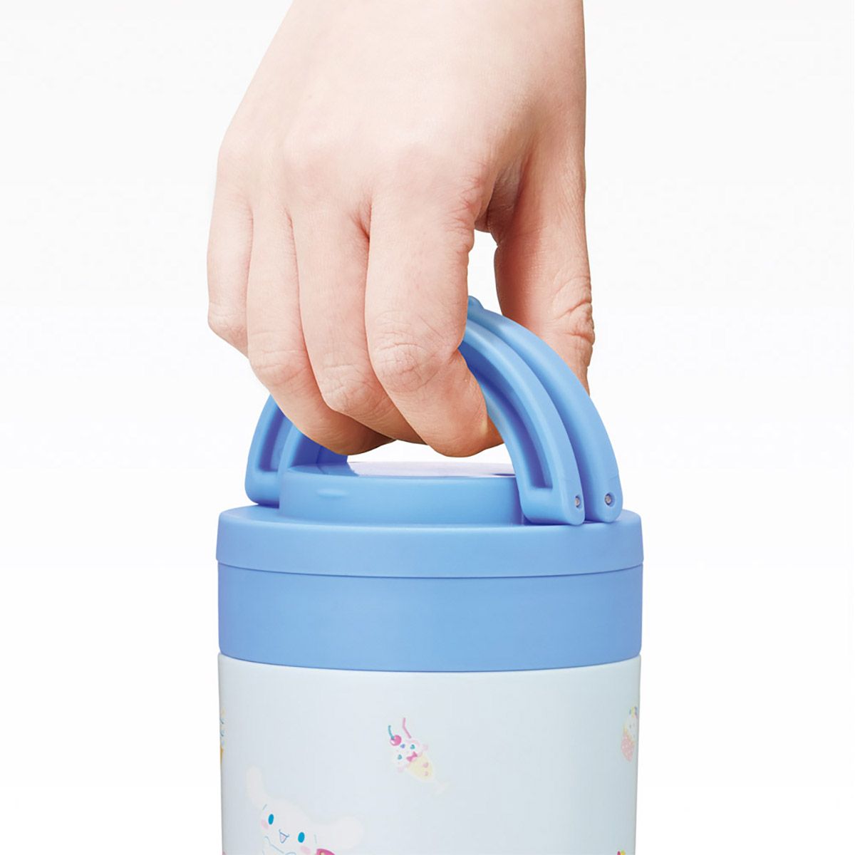 スケーター デリカポット 300ml 保温 保冷 スープジャー ハンドル付き 可愛い キャラクター skater LJFO3 シナモロール シナモン サンリオ 女の子 女子【フードジャー スープ 持ち運び お弁当 ステンレス】