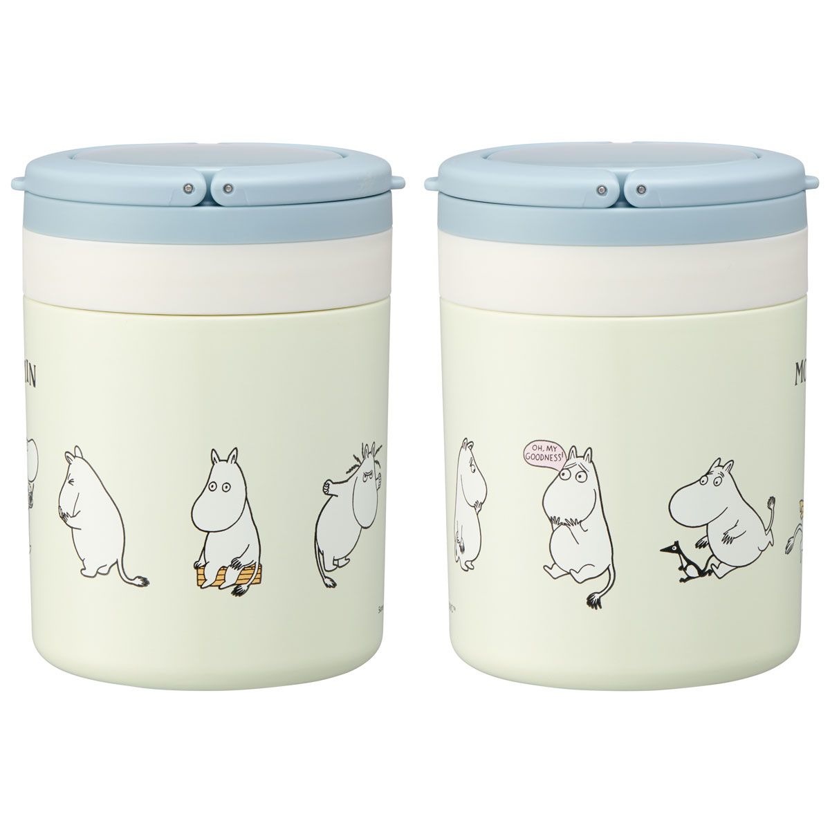 スケーター デリカポット 500ml 保温 保冷 スープジャー ハンドル付き 可愛い キャラクター skater LJFO5 ムーミン ユニークフェイス Moomin 女性【フードジャー スープ 持ち運び お弁当 ステンレス】