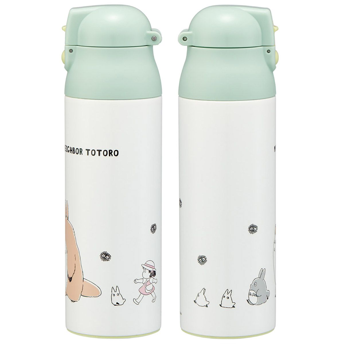 【送料無料】スケーター 水筒 500ml 直飲み 保温 保冷 ステンレス マグ ボトル ロック 付き ワンプッシュ skater SDPC5 となりのトトロ 行進 totoro スタジオジブリ【ステンボトル ダイレクト ステンレスマグ 蓋付き】