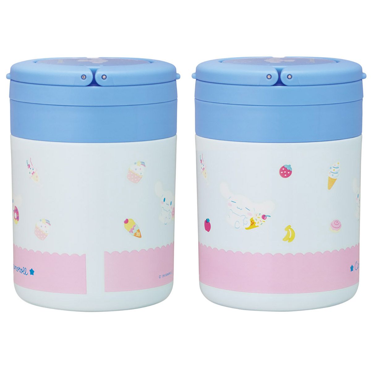 スケーター デリカポット 300ml 保温 保冷 スープジャー ハンドル付き 可愛い キャラクター skater LJFO3 シナモロール シナモン サンリオ 女の子 女子【フードジャー スープ 持ち運び お弁当 ステンレス】