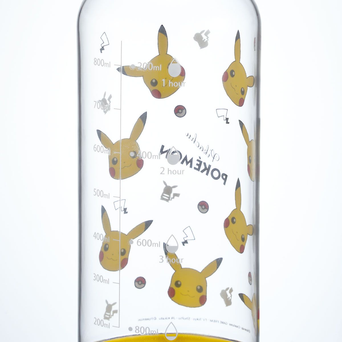 スケーター ドリンク マーカー ボトル 1L タイムマーカー 付き 目盛り 水筒 キャラクター skater PDMK10 ポケットモンスター ポケモン ピカチュウ フェイス 25【タイムマーカーウォーターボトル ウォーターボトル マグ】