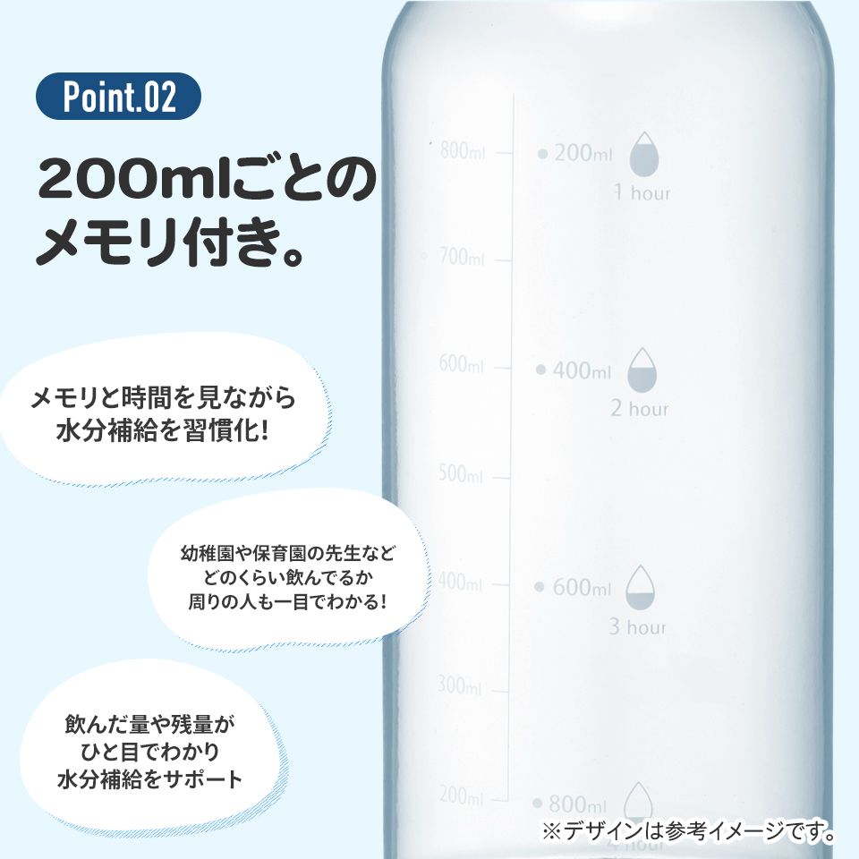 スケーター ドリンク マーカー ボトル 1L タイムマーカー 付き 目盛り 水筒 キャラクター skater PDMK10 ポケットモンスター ポケモン ピカチュウ フェイス 25【タイムマーカーウォーターボトル ウォーターボトル マグ】