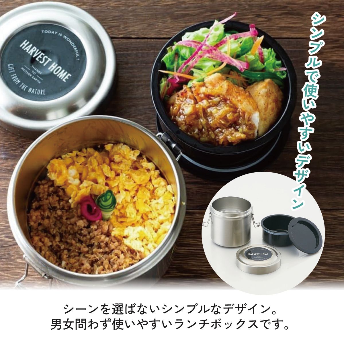 【送料無料】抗菌真空ステンレスランチジャー 600ml/2段となりのトトロ(行進)/STLB1AG_4973307647932/スケーター