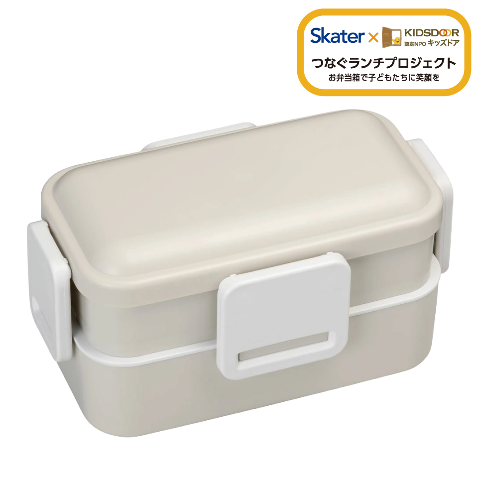 【送料無料】弁当箱 大人 子供 二段 仕切り 食洗機 レンジ 対応 小学生 600ml かわいい スケーター PFLW4AG 抗菌 キッズドア