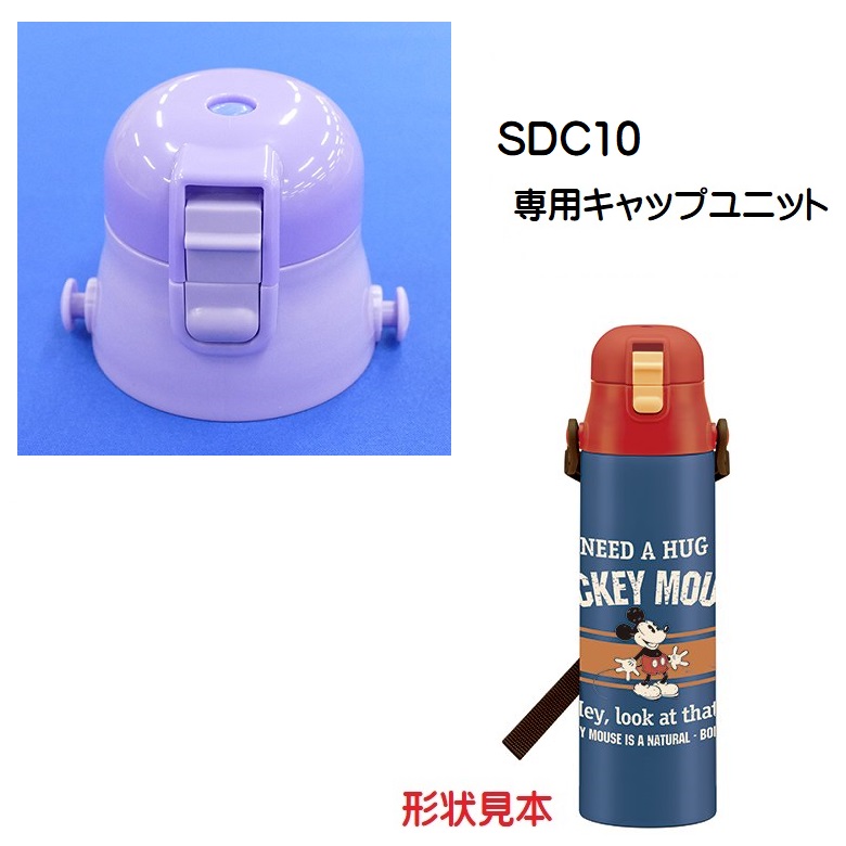 SDC10用 キャップユニット（紫）ワンプッシュダイレクトボトル用　P-SDC10-CU／342080 パーツ　【通常２～４営業日で出荷】