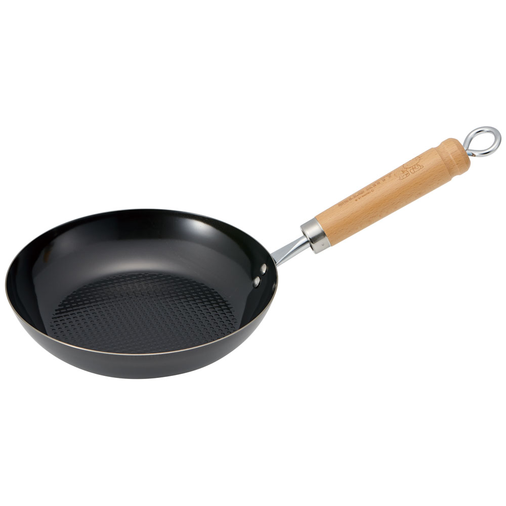 【送料無料】鉄製 エンボス フライパン 20cm ハローキティ 調理器具 サンリオ IRFP20 スケーター