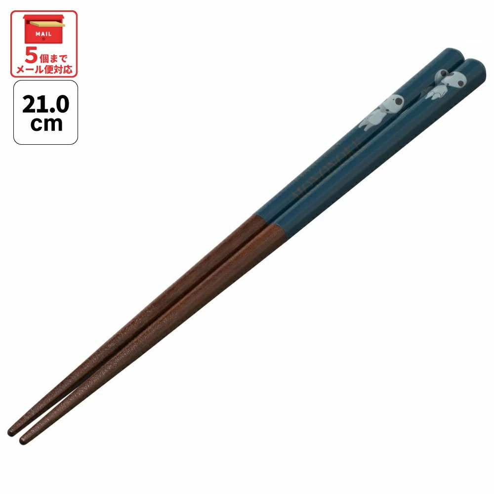 塗り箸 21cm もののけ姫(こだま)/ANN4SQ_4973307601828/スケーター