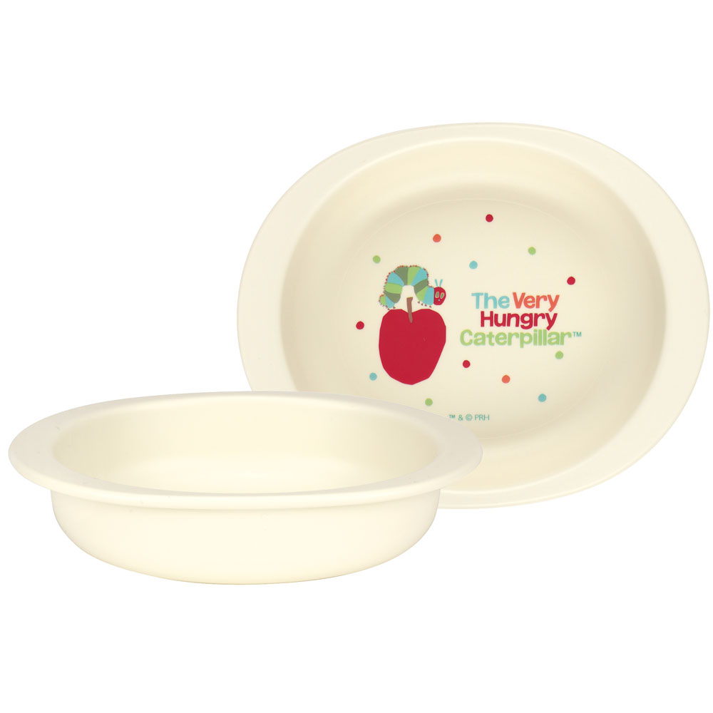 抗菌 電子レンジ 食洗機 対応 小皿　はらぺこあおむし　ベビー 子供 食器 XP25AG スケーター【キッズ こども 子ども ランチ 食事 ご飯 かわいい キャラクター】