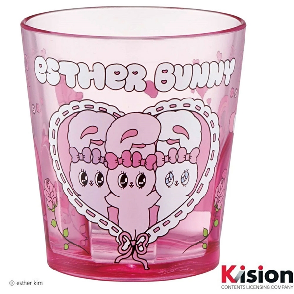 スケーター アクリル コップ 割れにくい 280ml プラスチック 子供 子ども キッズ キャラクター skater KSA4J エスターバニー グッズ estherbunny うさぎ 韓国【透明 クリア アクリルコップ 洗面所 タンブラー】