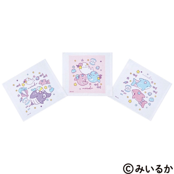 おしぼりタオル 3枚セット みいるか/OAC1T_4973307718144
