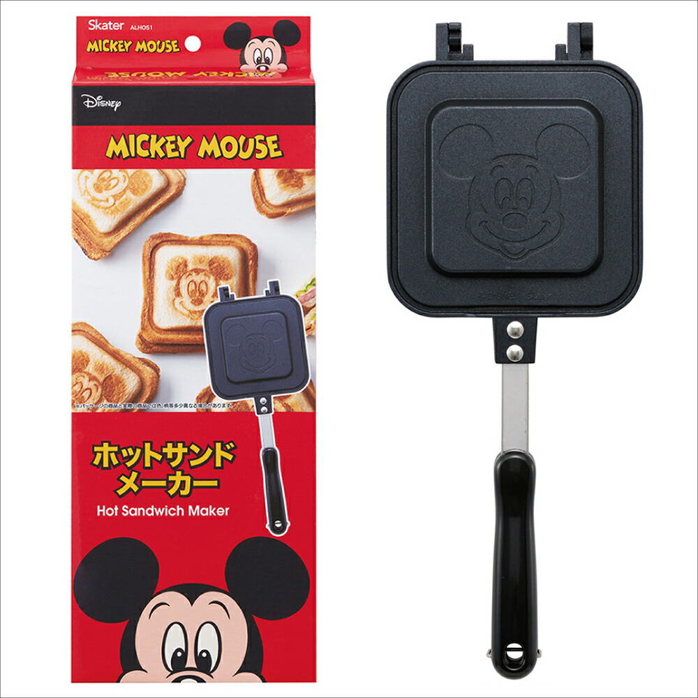 【送料無料】ホットサンドメーカー ミッキーマウス/ALHOS1_4973307632938/スケーター