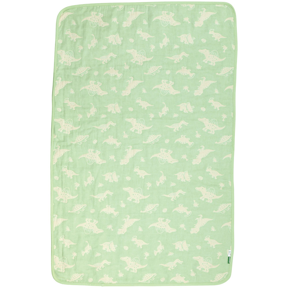 【送料無料】ブランケット 110×70cm ひざ掛け ひざかけ 5重 ガーゼ 綿100% 丸洗い 洗濯機 OK スケーター skater BBKT1 ディノサウルス 恐竜 ダイナソー 男の子 男子【赤ちゃん ベビー 子供 キッズ かわいい 可愛い】
