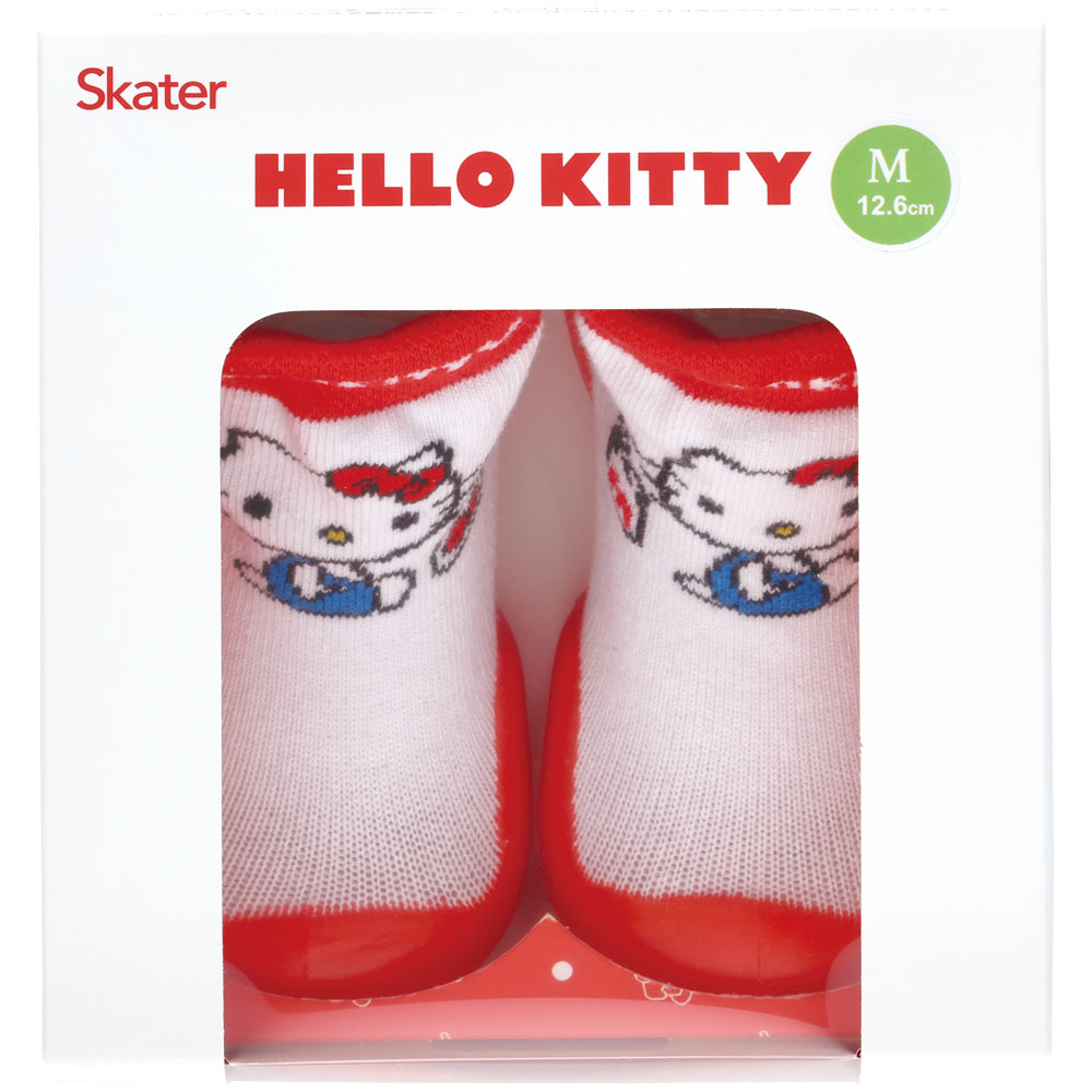 ソックス シューズ ギフトボックス M 12.6cm ベビー 靴 赤ちゃん BSSHL3G スケーター skater キティ ハローキティ キティちゃん 女の子【キャラクター 靴下 くつ クツ ファーストシューズ】