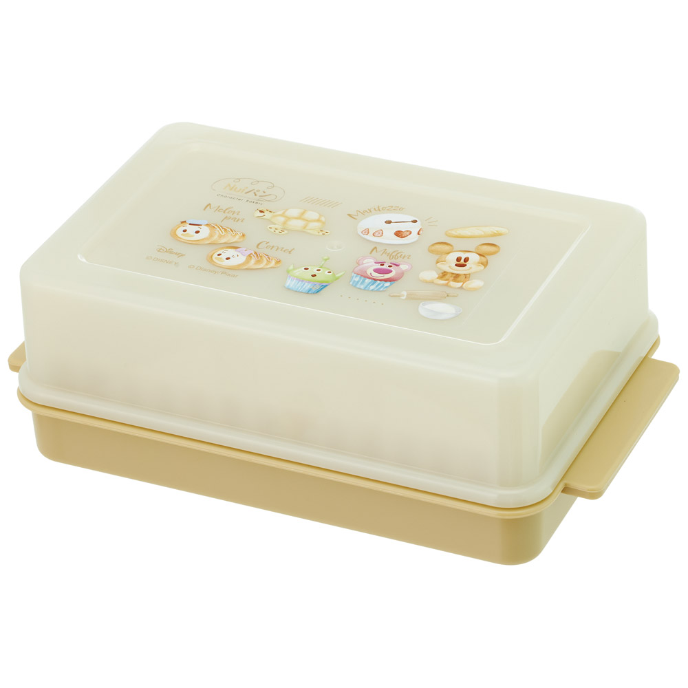 スケーター バターケース カット バターカッター ナイフ付き 簡単 便利 ギフト プレゼント skater BTG1N Nuiパン ぬいパン ぬいぱん ヌイパン ディズニー【日本製 ガイド付き バターカット バター 保存 製菓 パン】