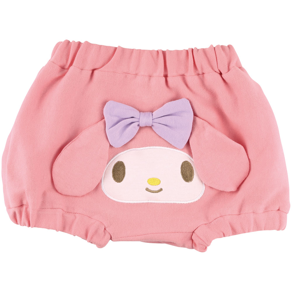 【メール便対象品】 ダイカット ベビー ブルマ パンツ 綿100% 80 90 かわいい キャラクター スケーター skater CBBL1 マイメロディ マイメロ サンリオ 女の子 女子【かぼちゃパンツ 赤ちゃん 子供 こども 子ども】