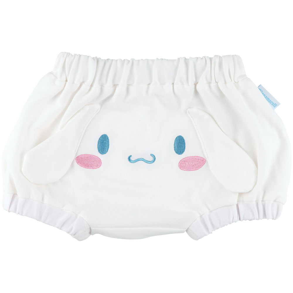 【メール便対象品】 ダイカット ベビー ブルマ パンツ 綿100％ 80 90 かわいい キャラクター スケーター skater CBBL1 シナモロール シナモン サンリオ 女の子 女子【かぼちゃパンツ 赤ちゃん 子供 こども 子ども】