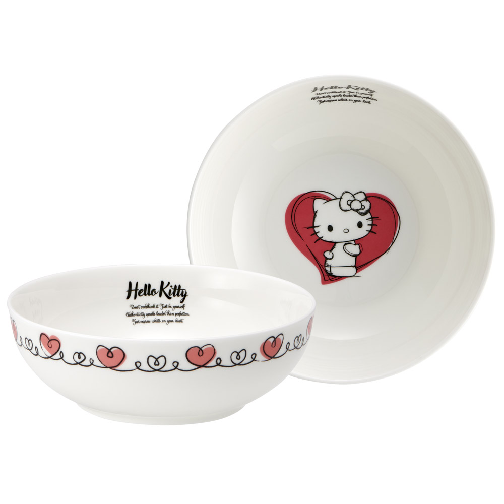 【送料無料】フルーツ皿 ナルミボーンチャイナ NARUMI ナルミ ボーンチャイナ 食器 磁器 お皿 スケーター skater CBFT14 キティ ハローキティ キティちゃん 女の子【取り皿 丸皿 陶磁器 キャラクター 鳴海製陶】