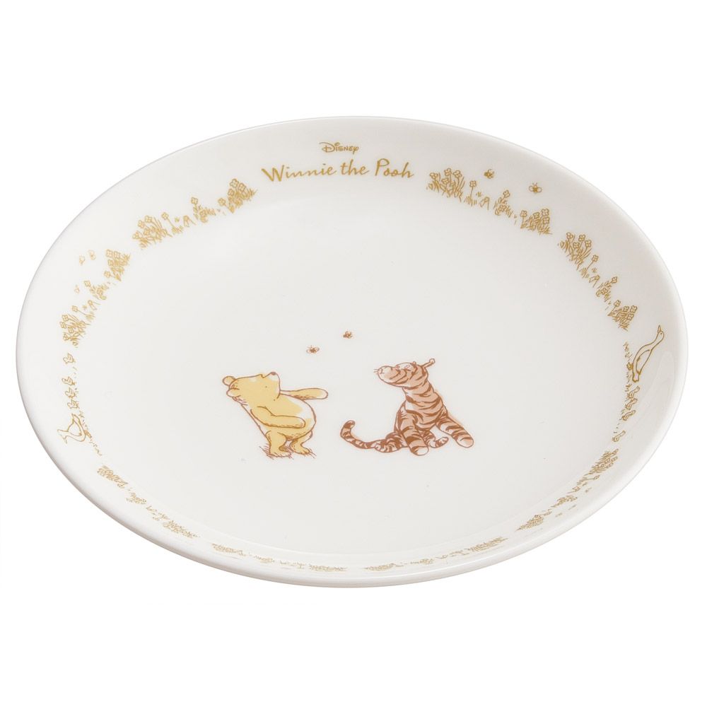スケーター ミニ皿 皿 12cm ナルミボーンチャイナ NARUMI ナルミ ボーンチャイナ 食器 お皿 skater CBPL12 クラシックプー (B) くまのプーさん プーさん Pooh【取り皿 丸皿 陶磁器 キャラクター 鳴海製陶】