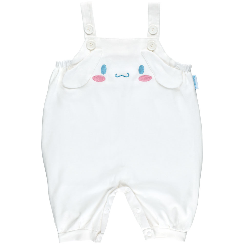 【メール便対象品】 ダイカット ベビー サロペット 綿100% 80 90 かわいい キャラクター 服 スケーター skater CBSP1 シナモロール シナモン サンリオ 女の子 女子【股下 ボタン 赤ちゃん 子供 こども 子ども】