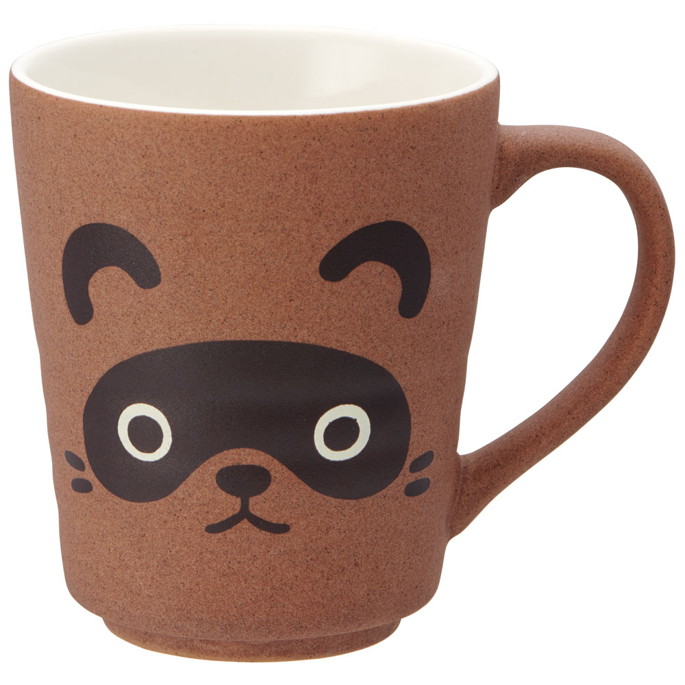 マグカップ 陶器製 260ml コップ カップ 食器 かわいい 陶器 スケーター skater CHMG2 TANUKI たぬき タヌキ 動物柄 男の子 女の子【可愛い キッズ 子ども 子供 こども】