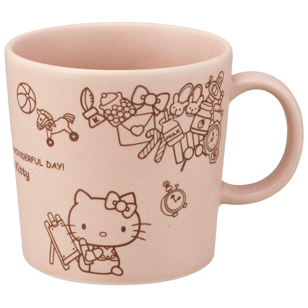 陶器製 マグカップ 290ml カップ コップ 美濃焼き 陶器 キャラクター CHMG30 スケーター skater  キティ ハローキティ キティちゃん 女の子【陶器製 陶製 陶磁器 大人 子供】