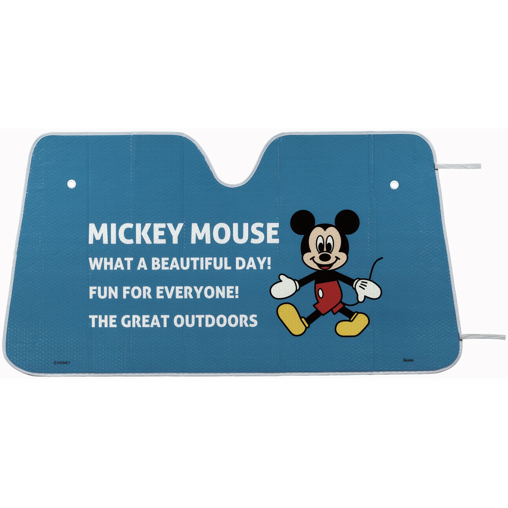 サンシェード 車 フロント キャラクター おしゃれ 可愛い 折りたたみ 日除け skater CSUS1 スケーター ミッキーマウス ミッキー Mickey 男の子 女の子【車用 遮光 遮熱 断熱 車内 かわいい 折り畳み 窓 カー用品】