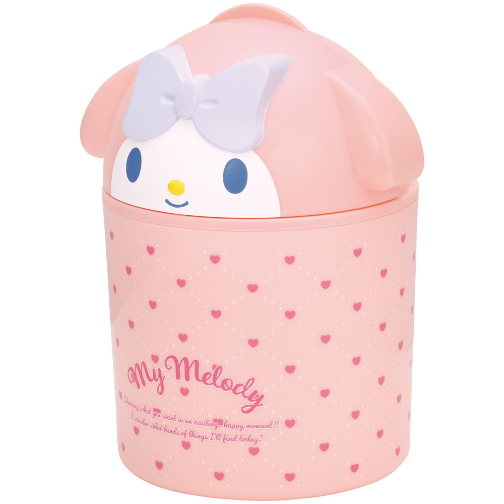ダイカット インテリア ボックス 収納 ゴミ箱 卓上 可愛い キャラクター スケーター skater DB2D マイメロディ マイメロ サンリオ 女の子 女子【便利 片付け ごみ かわいい】