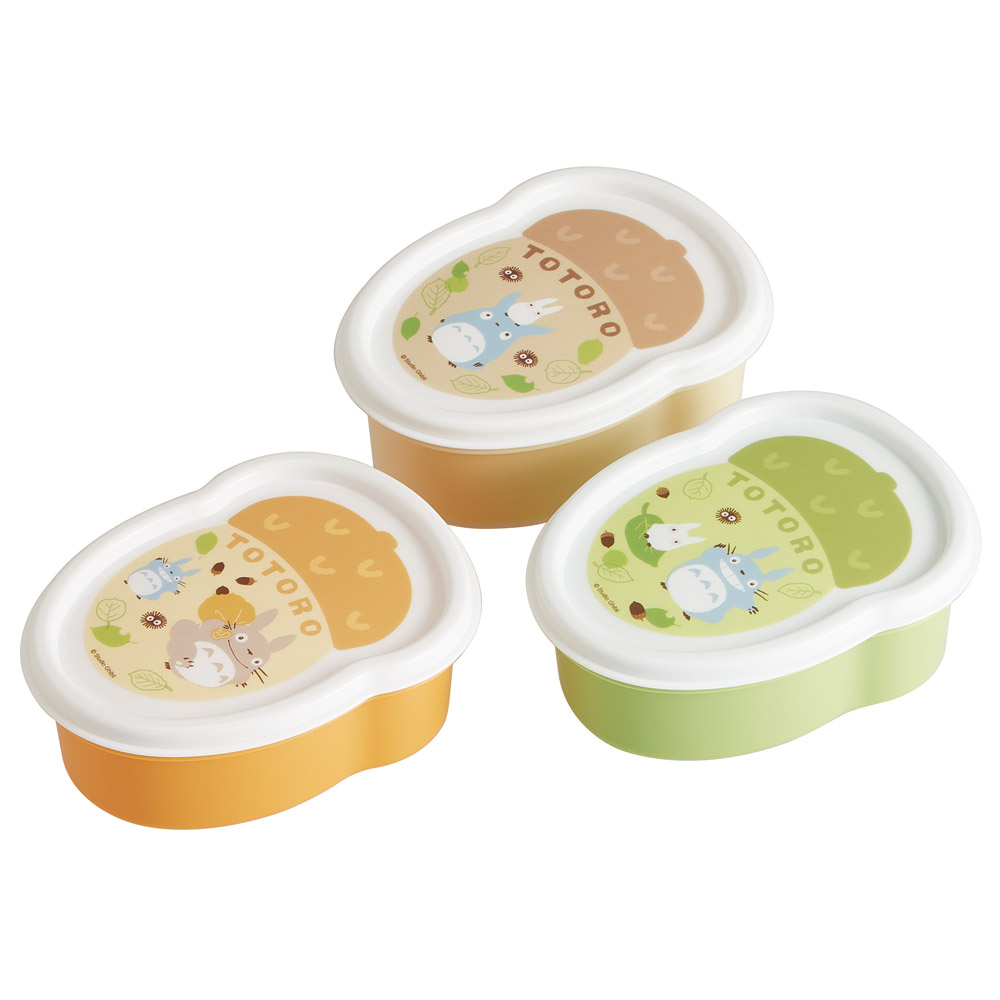 容器 保存容器 お弁当箱 3個セット 250ml ランチボックス 小物入れ お弁当 可愛い スケーター skater DSC3 となりのトトロ totoro スタジオジブリ 女性