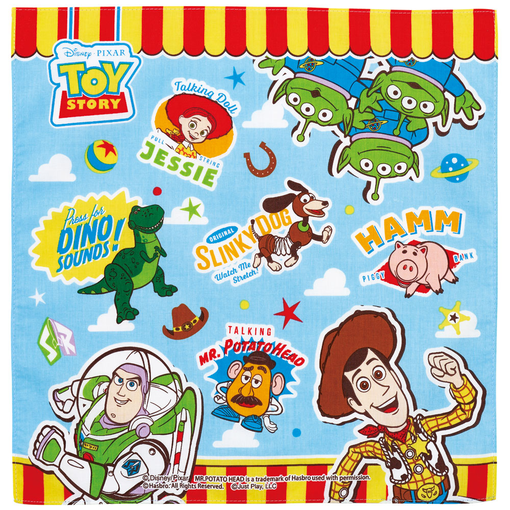 【メール便対象品】 ハンカチ 30×30cm 子供 キャラクター サイズ 小学校 保育園 学校 HKC30 スケーター skater トイストーリー トイ・ストーリー 男の子 女の子【はんかち キッズ こども 子ども かわいい 可愛い 幼稚園】