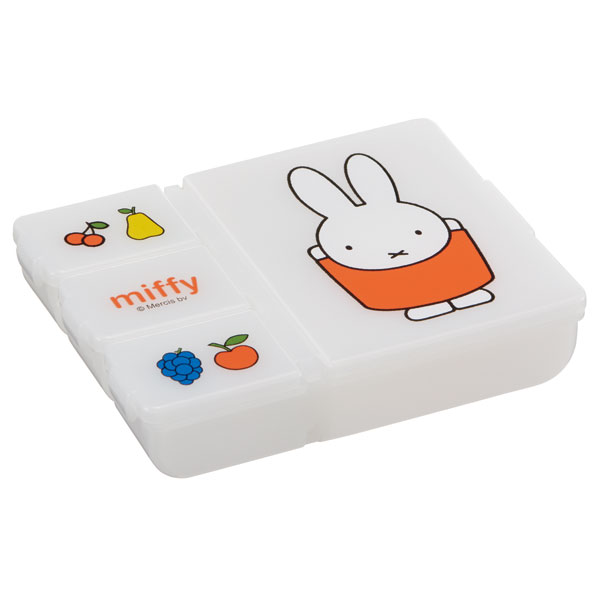 【メール便対象品】 スケーター 小物ケース●ミッフィー 21●//小物入れ 薬入れ ピルケース サプリケース アクセサリー入れ 仕切り お出かけ 旅行 トラベル用品 トラベル小物 収納 携帯 保管 かわいい キャラクター miffy//