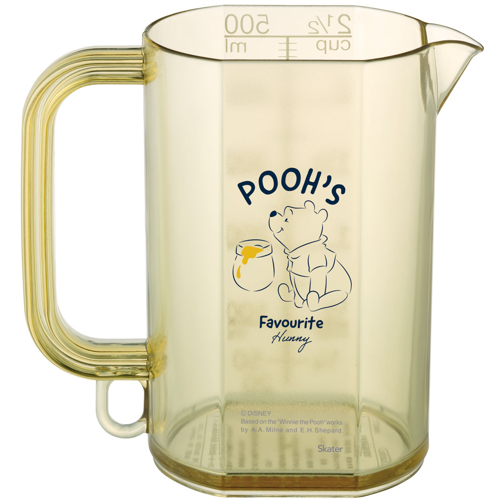 メジャーカップ〔500ml〕●POOH/LOVE TO GROW●//計量カップ 料理 お菓子作り 調理 台所 キッチングッズ キッチン用品 キャラクター グロウ くまのプーさん ディズニー Disney// スケーター