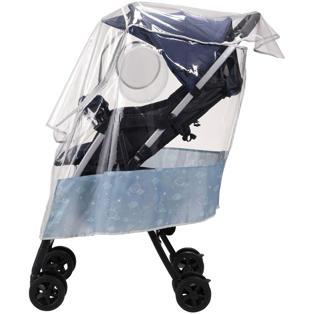 ベビーカー用 レイン カバー　ハッピーデイズ　// レイン グッズ 雨具 梅雨 雨対策 風よけ 防寒 お出かけ 雨の日 外出 フード付き 収納袋付き 撥水 はっ水 2WAY Happy Days BCRC1 4973307578267 スケーター