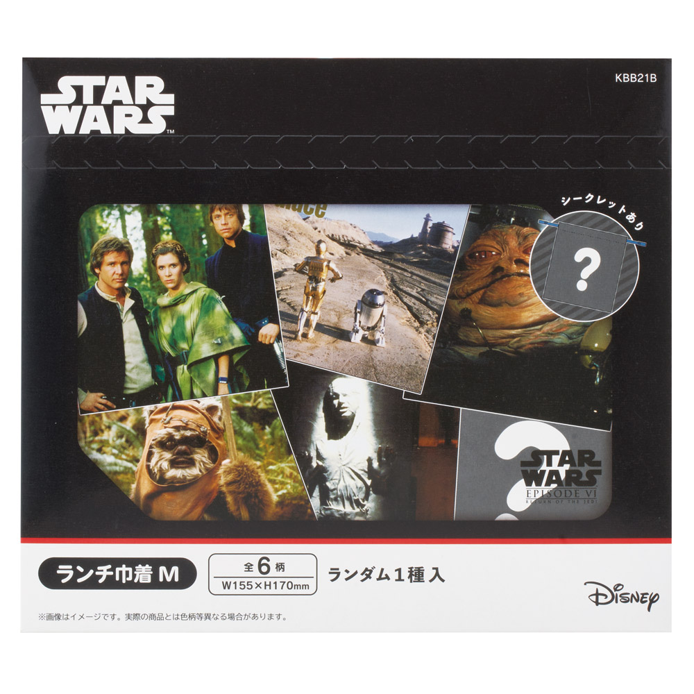 スケーター キャラクター ミステリーボックス巾着 M 全6種類 レアデザイン1種類 KBB21B skater スターウォーズ エピソード6 STAR WARS SW 男性 男子【ブラインド ランチ巾着 ランダム お楽しみ サプライズ】