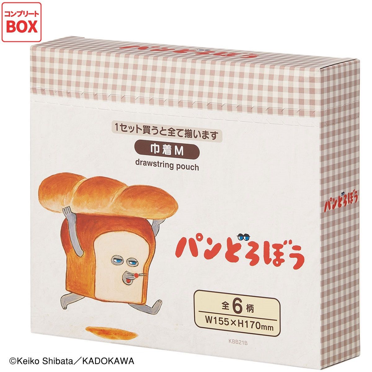 スケーター キャラクター ランダムボックス巾着 M 全6種類 レアデザイン1種類 KBB21B skater パンどろぼう 食ぱん 絵本キャラ 男の子 女の子【ブラインド ランチ巾着 ミステリー お楽しみ サプライズ】
