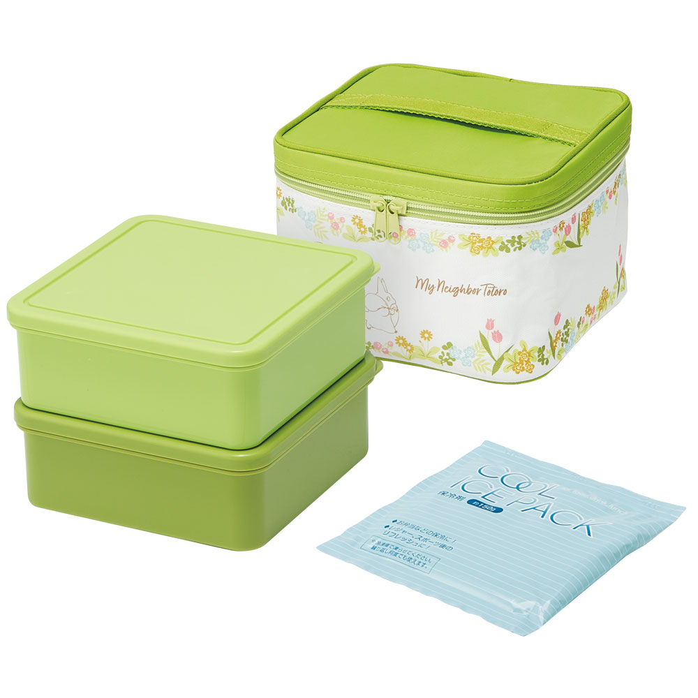 【送料無料】ピクニック ランチボックス ピクニックセット お弁当箱 ファミリーサイズ 保冷剤 バッグ スケーター KCPC2 となりのトトロ totoro スタジオジブリ 女性 レディース【大容量 セット 行楽 弁当箱 アウトドア 保冷バッグ】