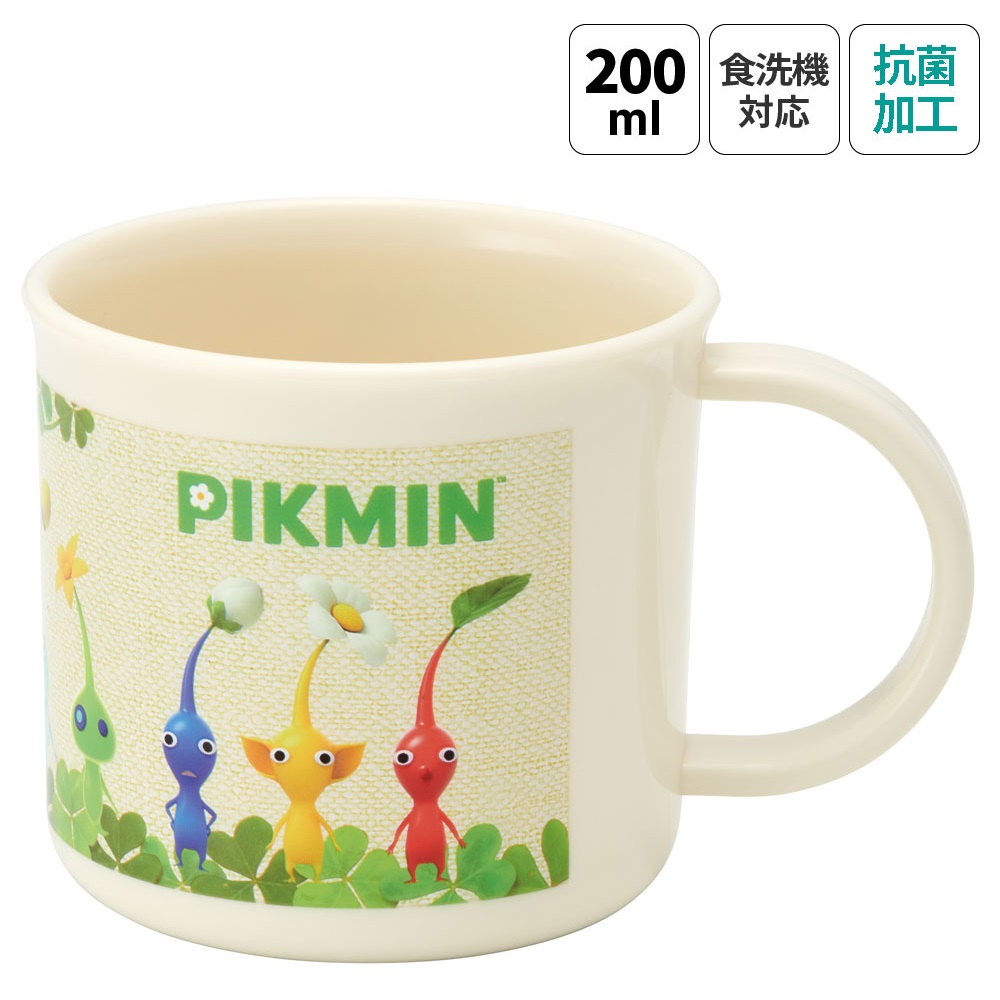 抗菌食洗機対応プラコップ 200ml ピクミン/KE4AAG_4973307675676