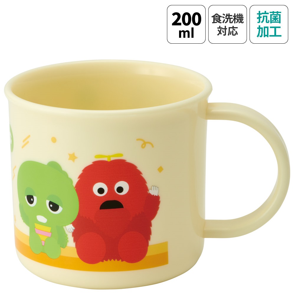 抗菌食洗機対応プラコップ 200ml ガチャピン&ムック/KE4AAG_4973307683312