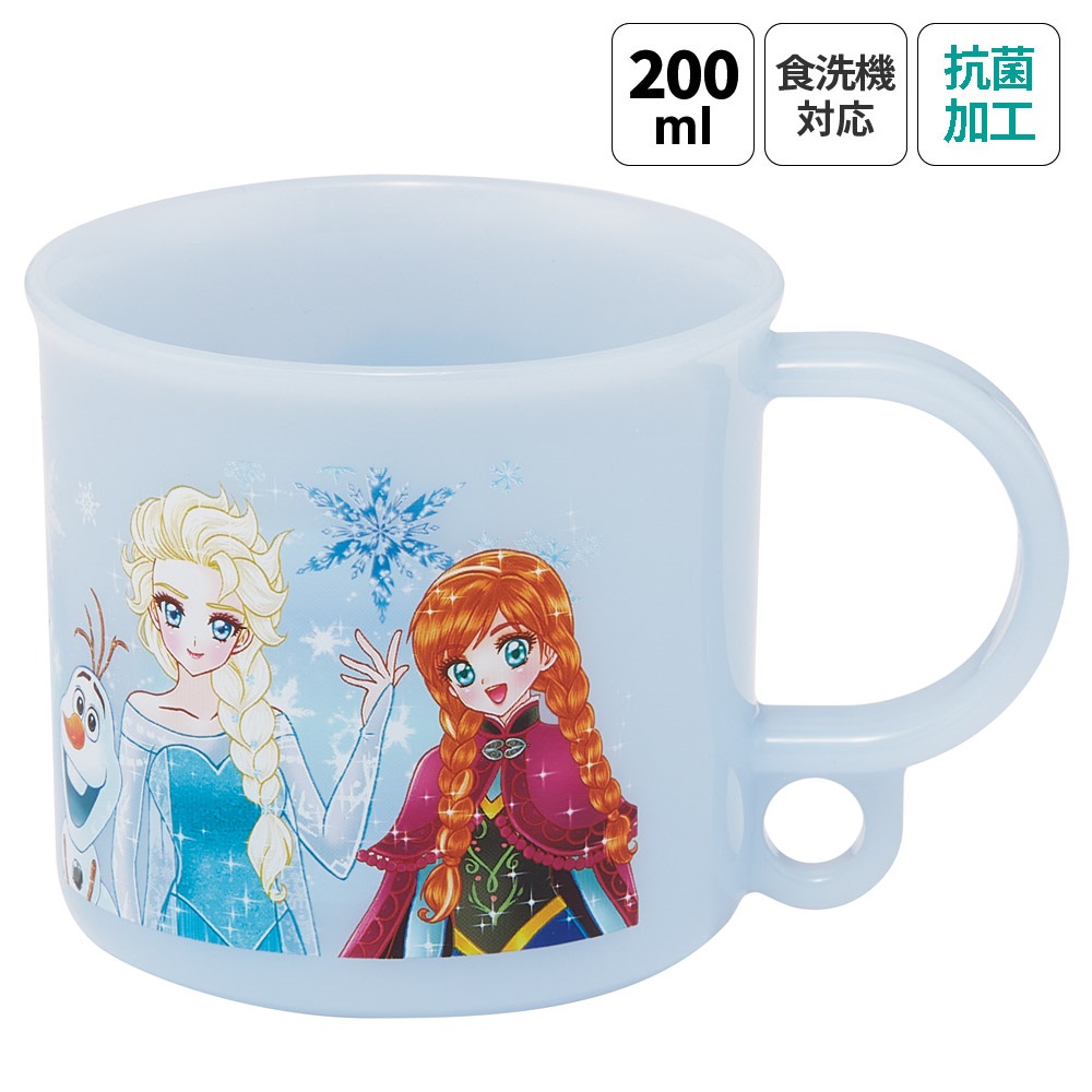 抗菌食洗機対応プラコップ 200ml アナと雪の女王×中川翔子／KE5AAG_4973307709548