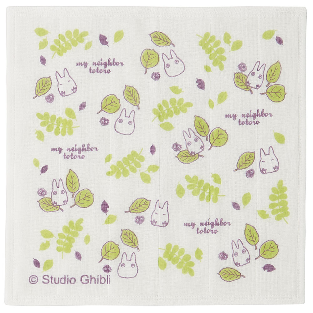 【メール便対象品】 かや生地 ふきん 台拭き 30×30cm キャラクター 台所 キッチン 用品 食器拭き スケーター skater KFK1 となりのトトロ 小トトロ totoro スタジオジブリ 女性