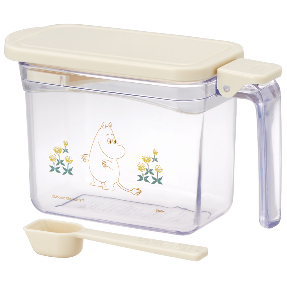 調味料 ポット 380ml ワンプッシュで開く 調味料 入れ 容器 砂糖 塩 KHP1 スケーター skater ムーミン Moomin リトルミイ 女性 レディース
